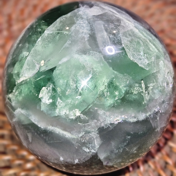 3 Rainbow Fluorite Piece Bundle - Picture 3 of 5